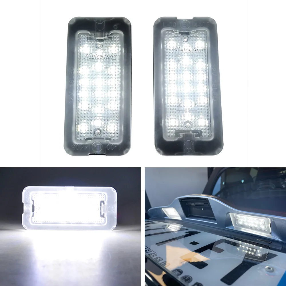 2PCs Brand New Car Led License Number Plate Lights 51800482 For Fiat