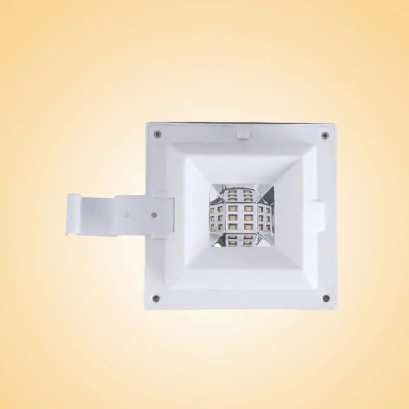 

Solar Light Wall Lamp 6LED 6LED Lights Waterproof Outdoor Lighting Sensors 6 LED Square Bright White Hallway Fence
