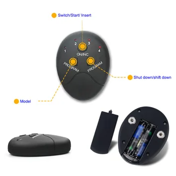 

Abdominal Muscle Exerciser Trainer Smart ABS Stimulator Fitness Gym Sticker Pad Slim Massager H7JP