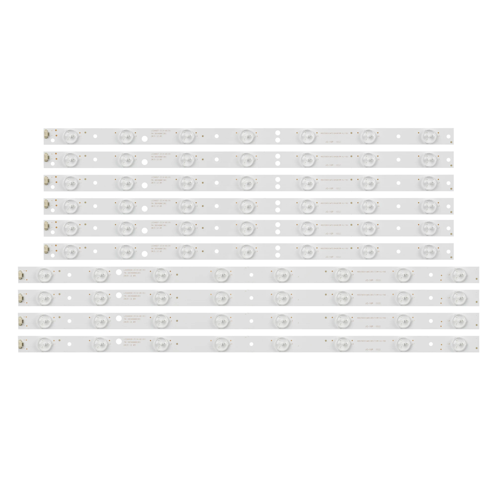 

Светодиодная подсветка для телевизора Haier LE48M600F LE48M33S LE48M50S LD48U3300 48C2 LE48F3000W D48MF7000 LED 48D7-ZC14-01 LED 48D8-ZC14-01, 10 комплектов