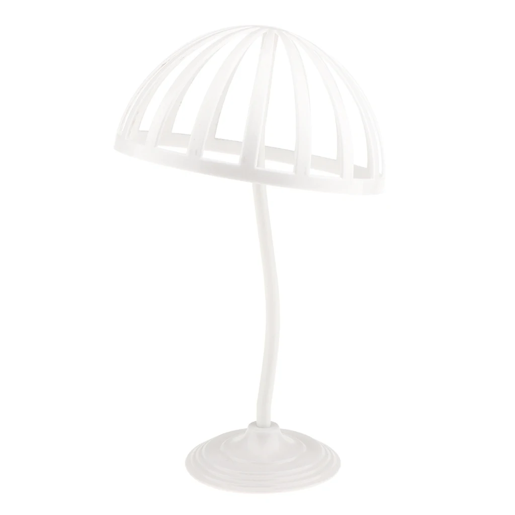 High Quality Durable Plastic Hair Wigs Hat Sports Cap Storage Display Holder Rack Dryer Stand Hairpieces Displaying Stander