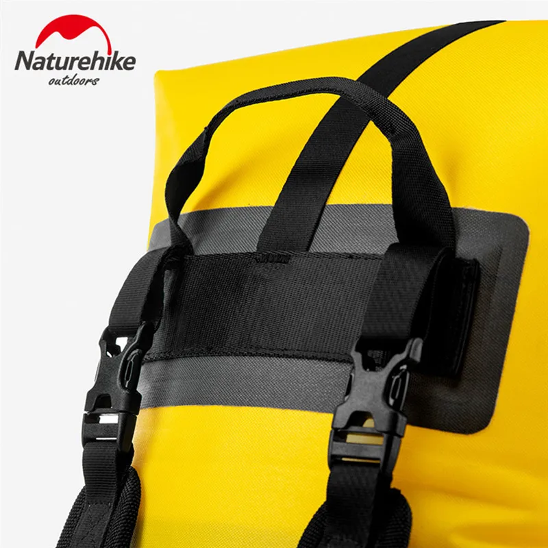 Naturehike 28L сумки для плавания нейлон водонепроницаемый портативный рюкзак для кемпинга ПВХ отделение для сухого и мокрого спорта водонепроницаемая сумка