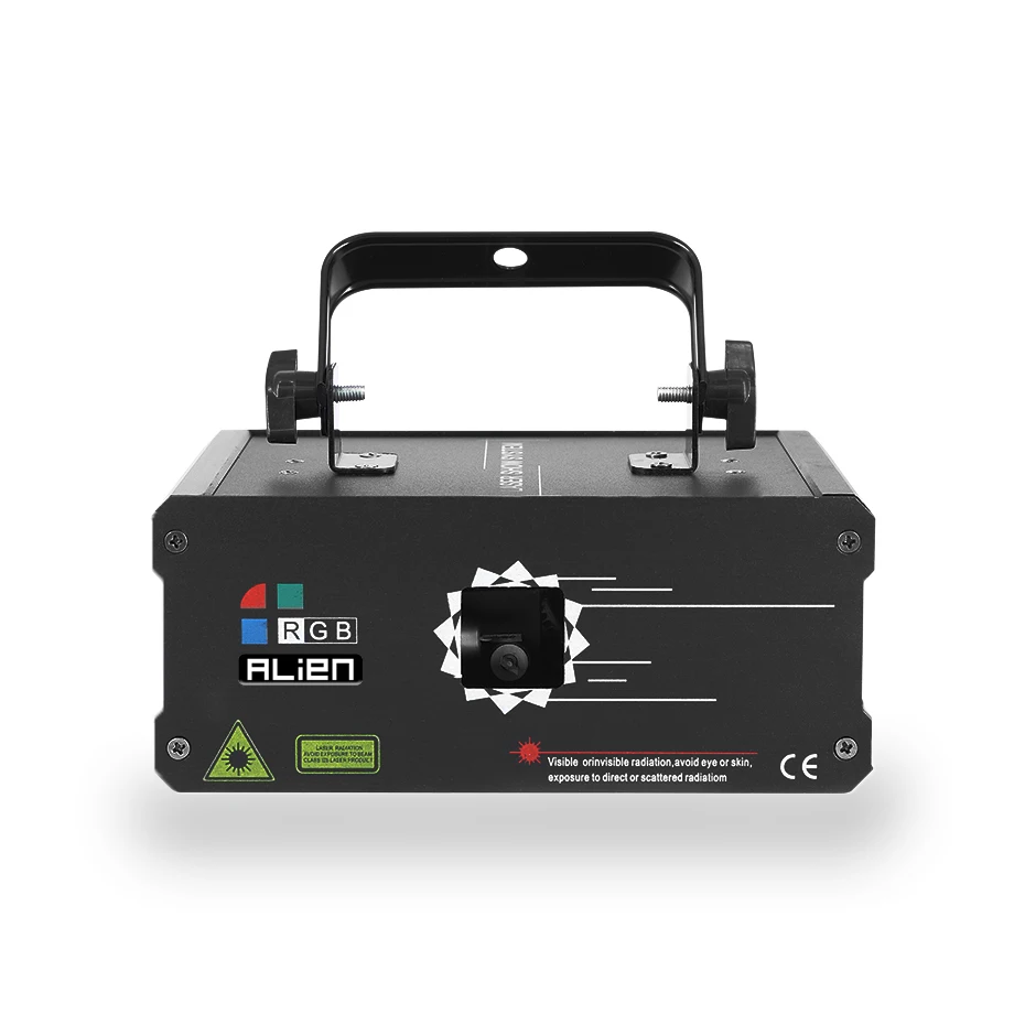 US $129.00 ALIEN 500MW 1W RGB Full Color Animation Laser Projector DMX Beam Scanner DJ Disco Party Holiday Bar Xmas Stage Lighting Effect
