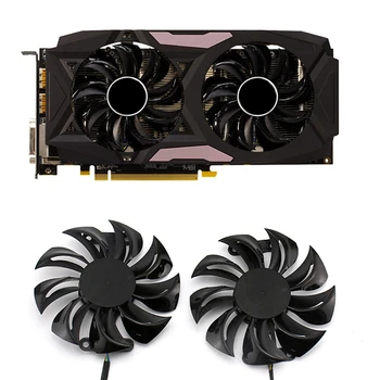 

Dual Cooling Fan Graphics Card Cooler Fans for Dataland PowerColor RX480 RX470 470D 580 Spare Parts