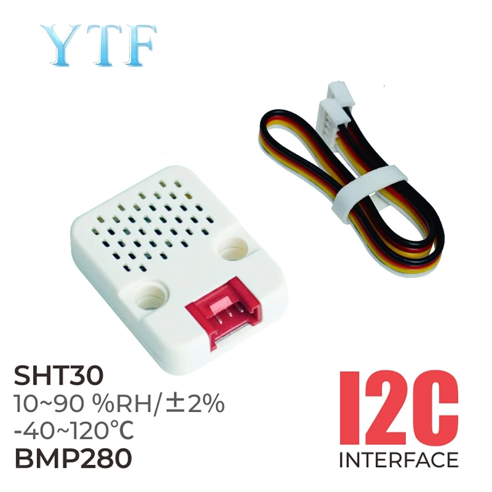 M5stack Env Digital Temperature and Humidity Atmospheric Pressure Sensor Environmental Data Acquisition and Monitoring SHT30 afbeelding