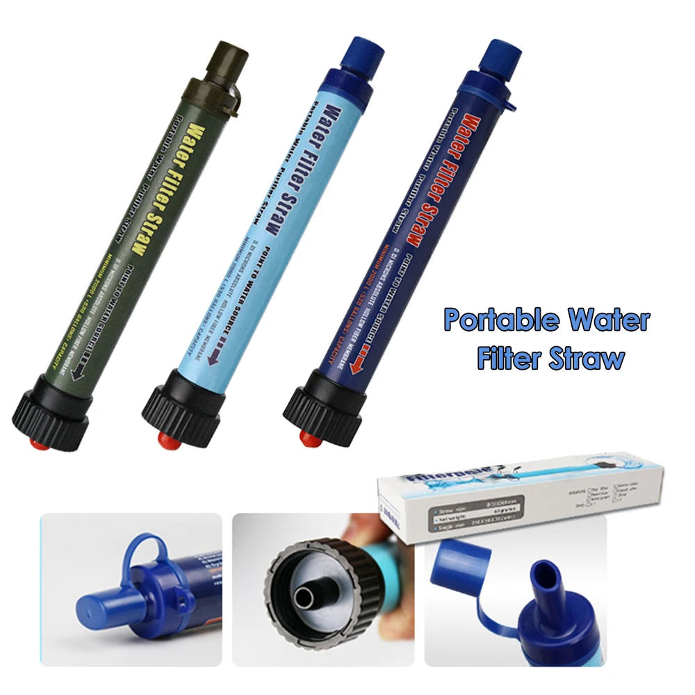 Portable Outdoor Wasserfilter Ultrafiltration Wasseraufbereitung Stroh NEU O6R5 