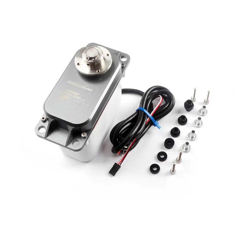400kg / 200kg High Torque Metal Brushed Servo Steering Gear Suitable for 12v-24v Large Robot Arm DIY Models UAV Industrial servo