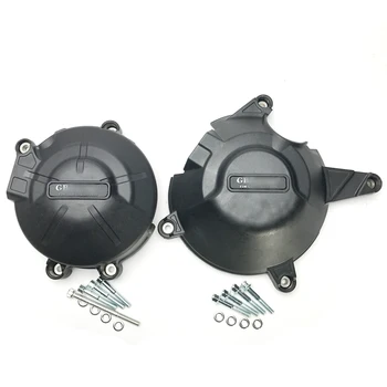 

Black Motorcycles Engine Protection Cover Moto Engine Shell Case for GB Racing For KAWASAKI Z300 2014 2015
