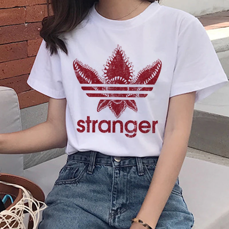 5686 Новые странные вещи Harajuku Ullzang Футболка женская вверх дном Eleven забавная футболка 90s графическая футболка модные футболки женские - Цвет: 5686