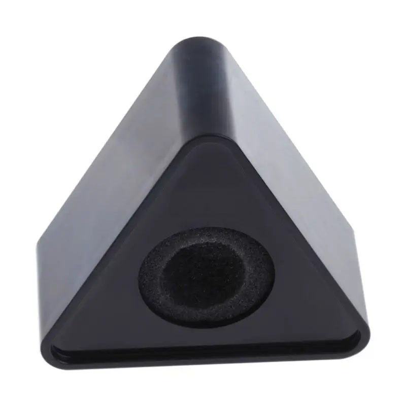 

White Hole Triangular Mic Microphone TV Interview Logo Flag Station DIY