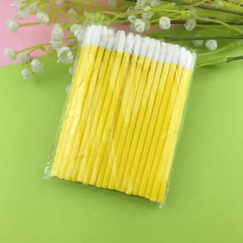 Pcs/pack Disposable Lip Brush Makeups Brushes Pen Lipstick Mascara Wands Brush Cleaning Cosmetic Brush makeups Applicators