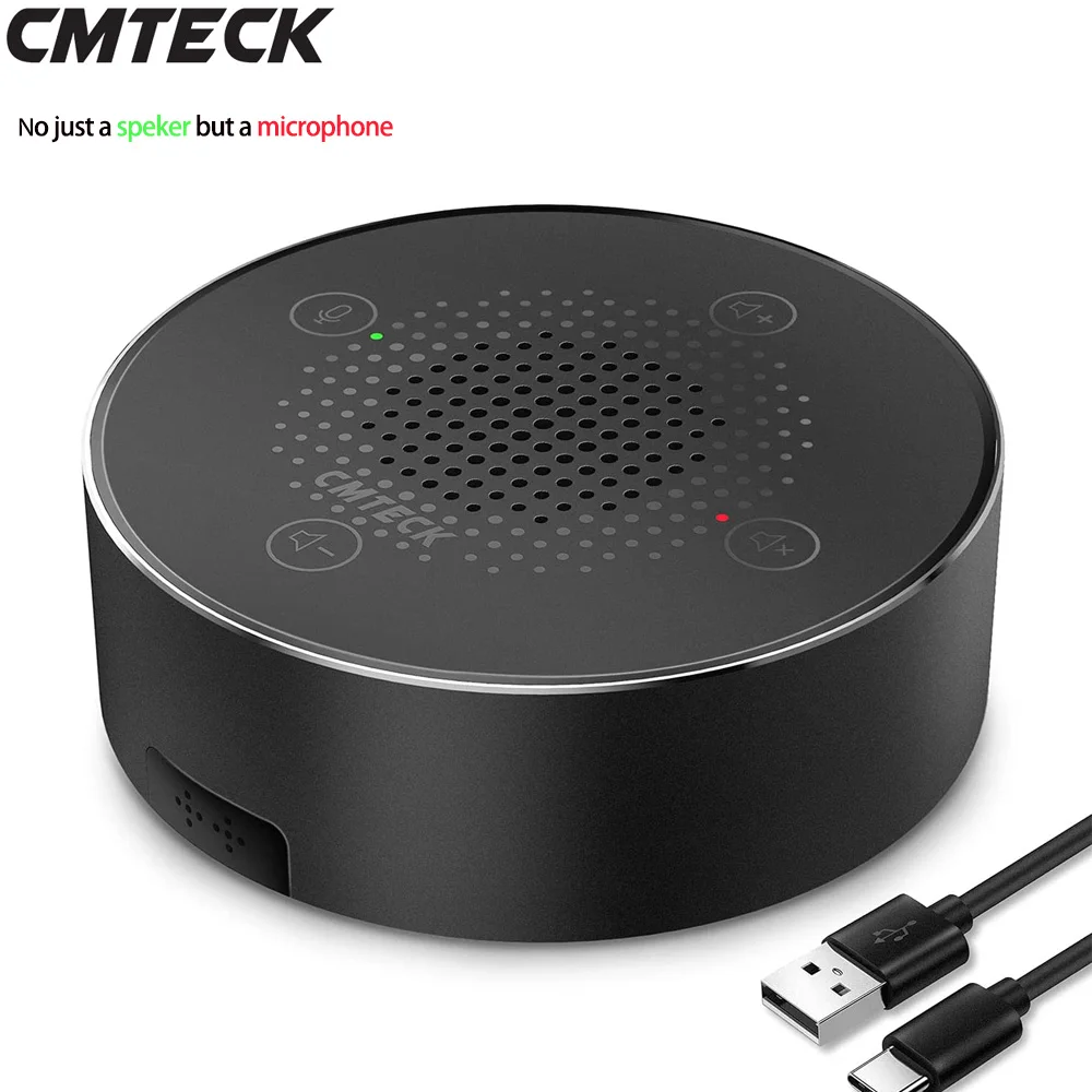 

Usb Full Range Conference Speakerphone, Pc Zoom Speaker with 360° Voice Pick-up Microphone for Computer Work, Noise Reducing