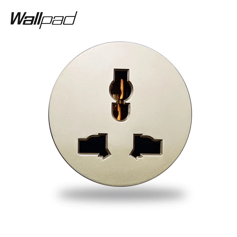 Wallpad L6 EU UK US универсальная настенная электрическая розетка 5 цветов Черный Белый