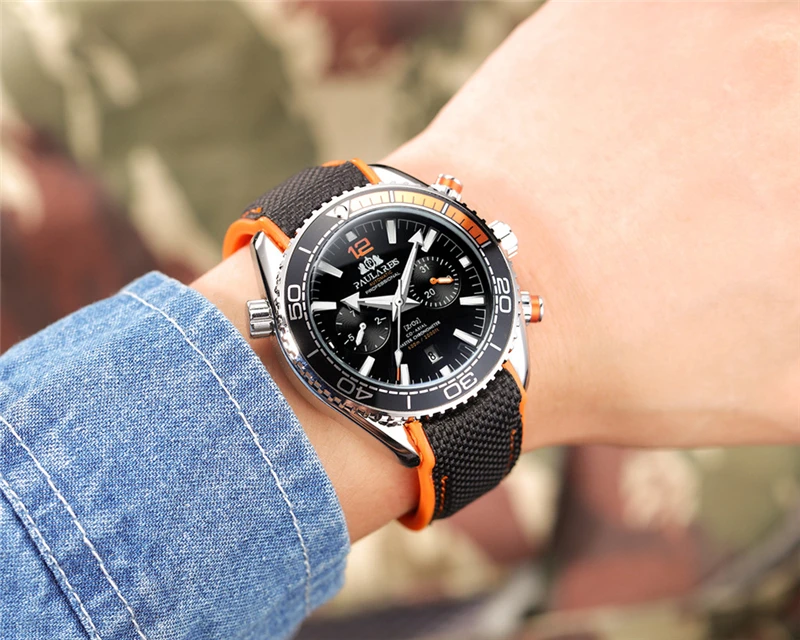 Automatic Watches Mens 2022 Luxury Brand Watch Men Mechanical Wristwatches Sports Rubber New Waterproof Clock Relogio Masculino