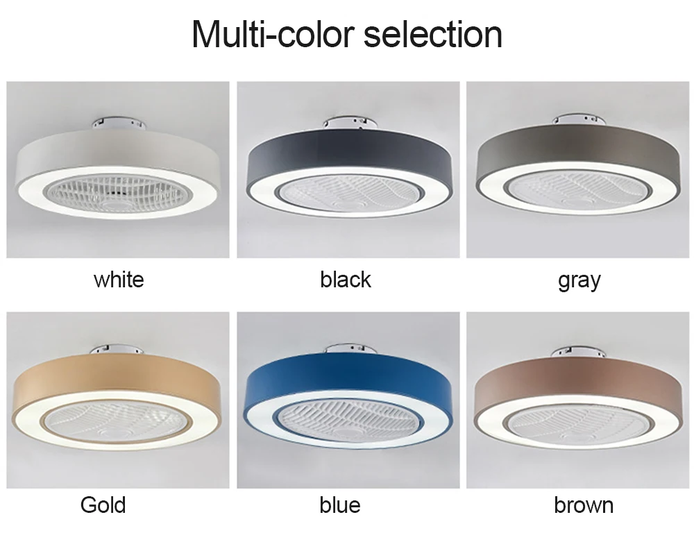 55 см smart led потолочный вентилятор-светильник с пультом дистанционного управления 110v 220v дропшиппинг