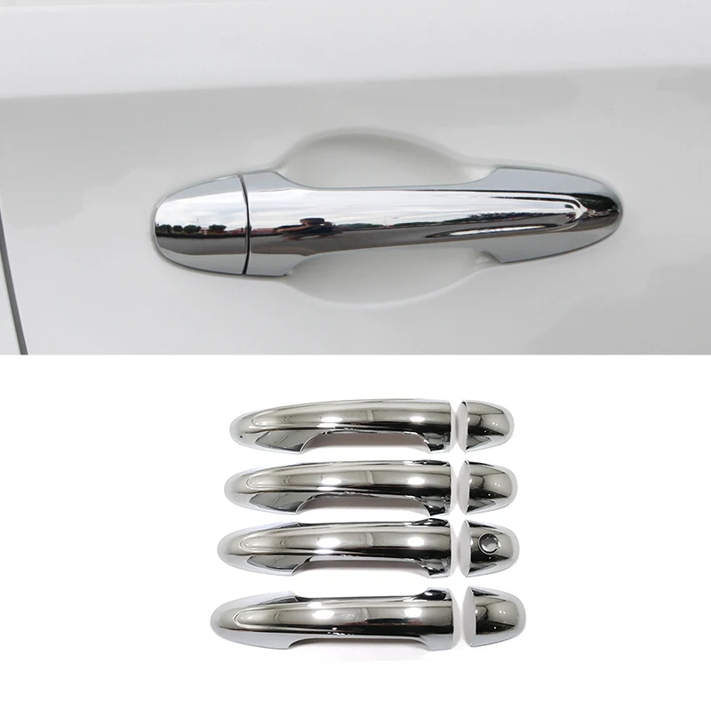 

ABS Chrome Door Handle Cover For Toyota Hilux Revo Rocco Fortuner Innova Rav4 2016 2017 2018 2019 2020 SR5