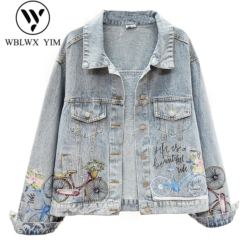 loose jeans jacket
