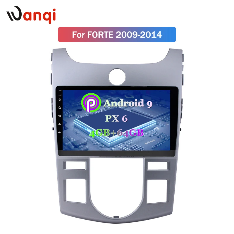 Excellent 9 Inch Android 9.0 Car Dvd Gps Player for KIA forte 2009-2014 Radio Video Navigation Bt Wifi 0