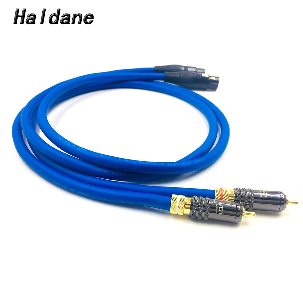 Haldane Pair WBT 0144 RCA Male to 3pin XLR Female Balacned Audio