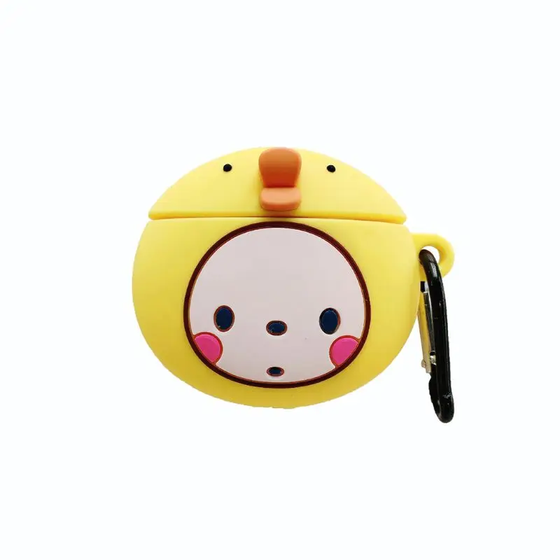 Милый животный узор мягкий защитный чехол силиконовый чехол для Airpods 1/2 667C - Цвет: Цвет: желтый