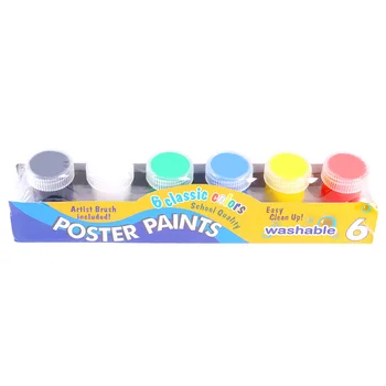 

Acrylic Paint Kids DIY Graffiti Finger Painting Paint Liquid Pigment 6 Colors 20ml For Hand Drawing Washable