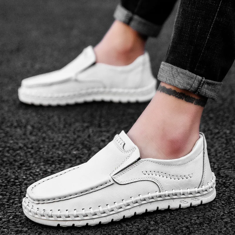 

Large Size 38-48 Code New Style Casual Shoes Men Handmade England Business Shoes Summer Anti-slip Driving Shoes