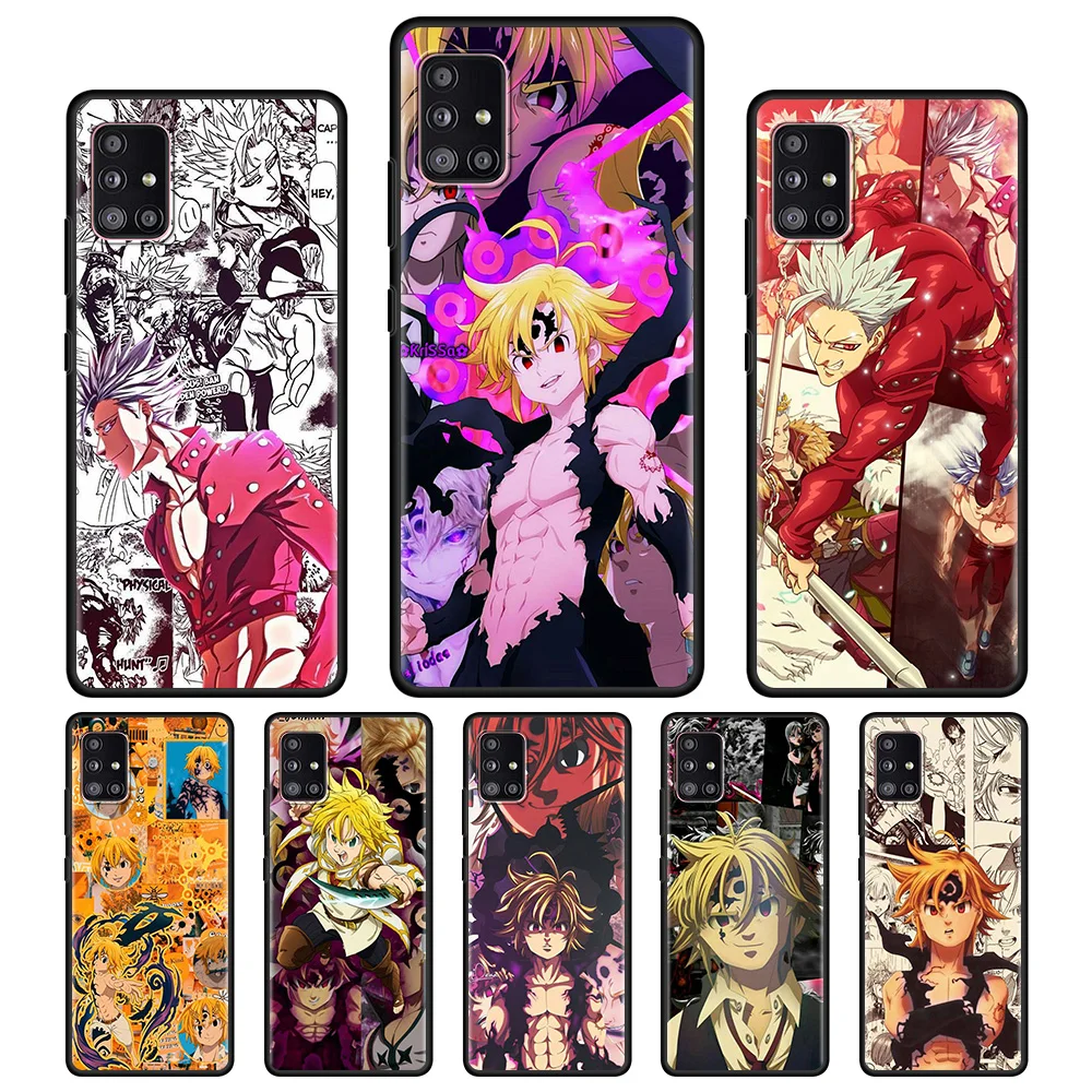 Case For Samsung Galaxy A51 A71 A41 A31 A13 A11 A01 A72 A52 A42 A32 A22 A52s A21s A02s A03 A12 A02 Nanatsu No Taizai Meliodas | Мобильные