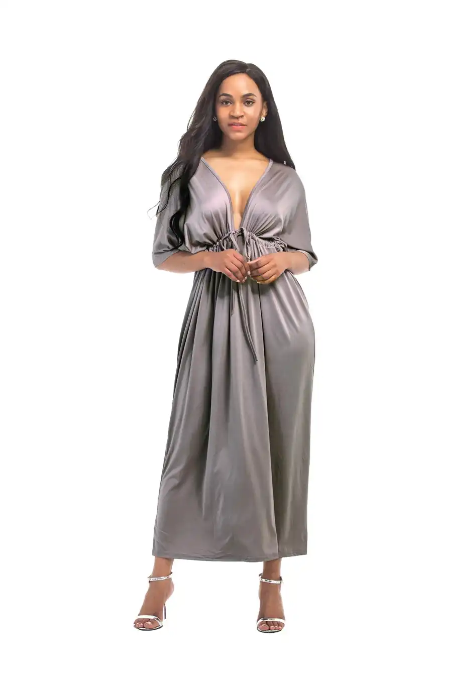 deep v neck sundress