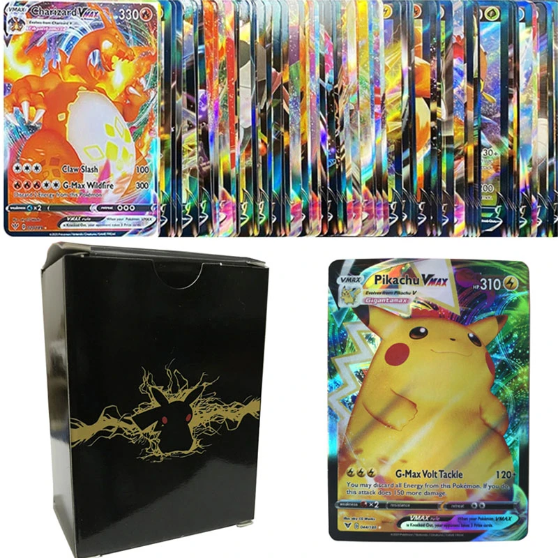 21 New 100pcs Set Pokemon Cards Vmax English Charizard Rainbow Team Gx Game Battle Carte Trading Card Toys For Children Game Collection Cards Aliexpress