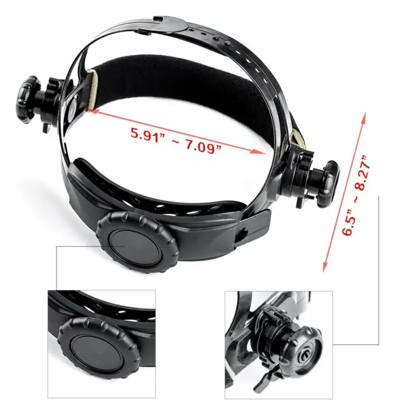 Adjustable Replacement Headgear For Darkening Welding Helmet Accessory XL/XXL Industrial Production Safety Protection Tools