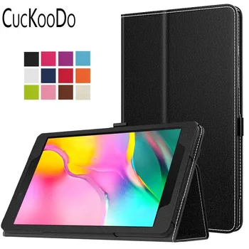 شراء 100 قطعة/الوحدة لسامسونج غالاكسي تبويب 8.0 2019 حالة سليم حامل قابل للطي غطاء لتبويب غالاكسي 8.0 بوصة SM-T290 T295 2019 اللوحي