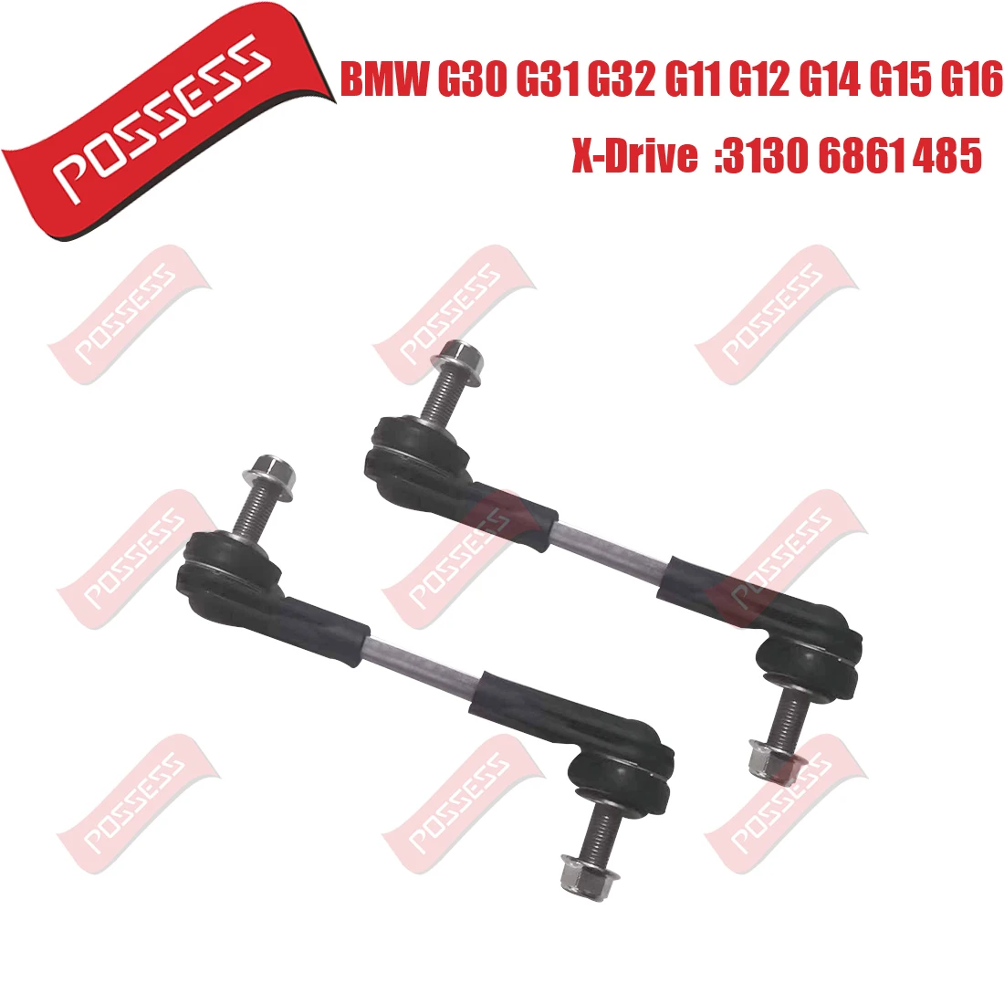 

A Pair of Front Axle Sway Bar End Stabilizer Link Ball Joint For BMW 5 6 7 8 Series G30 G31 G38 G32 G11 G12 G14 G15 G16 XDrive