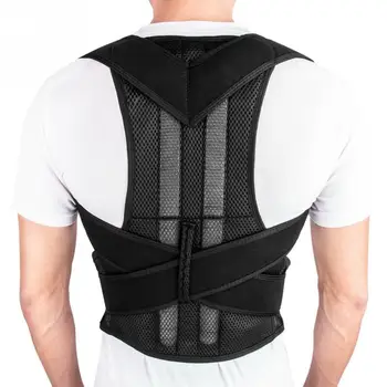 

Shoulder Support Posture Corrector Brace Adjustable Back Pain Support Belt Medical Clavicle Corset Spine Lumbar Orthopedic Brace