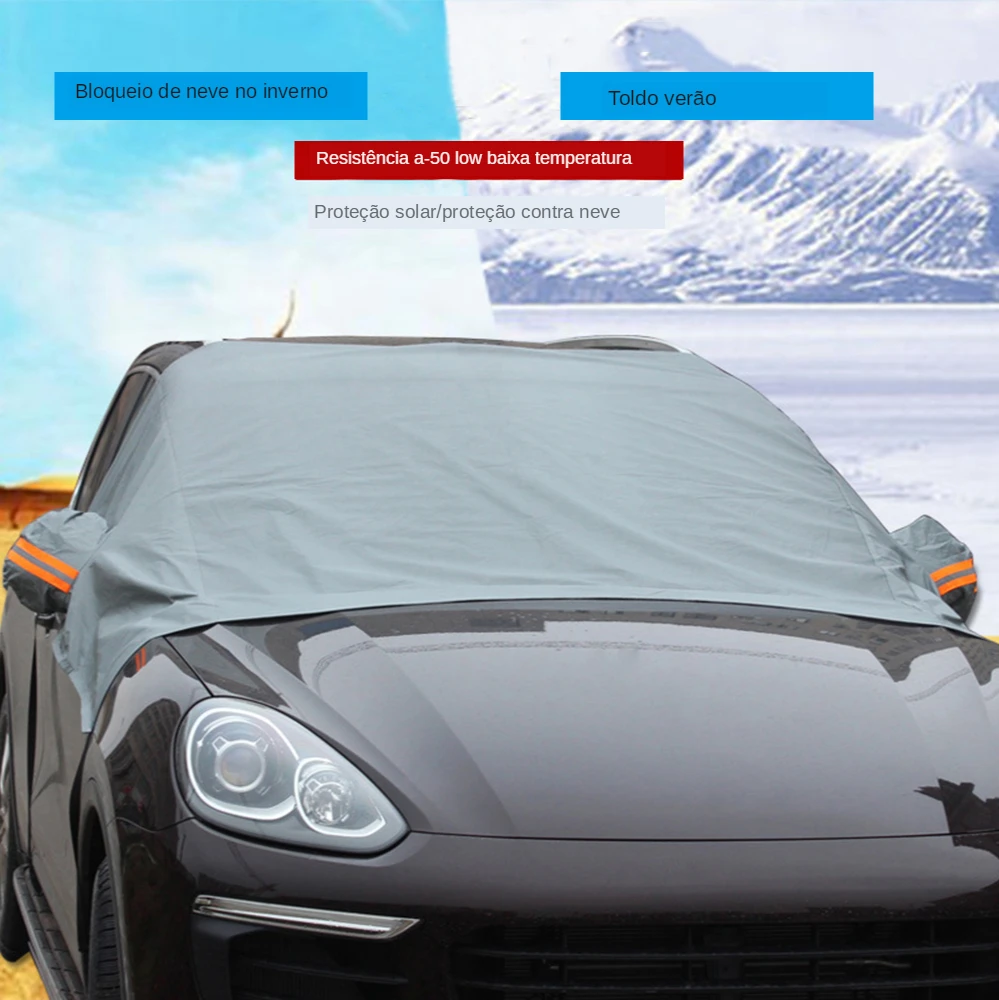 Capas de Carro Capa de Neve à Prova Capa de Carro Dwaterproof Água Meia Roupas Anticongelante Neve Escudo Snowbreak Bloco Pára-brisa 11 roupas anticongelante neve escudo snowbreak neve bloco pára-brisa roupas