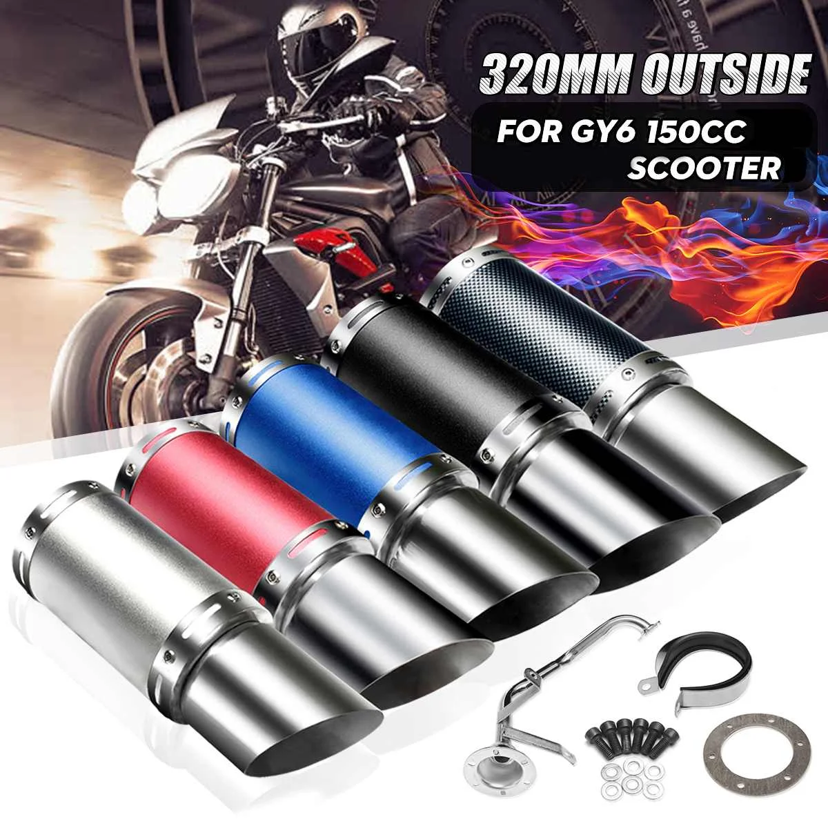 Performance Exhaust Systems >> Us 28 08 8 Off 5 Color Stainless Steel Performance Exhaust System Shorty Carbon Fiber For 4 Stroke Scooter Gy6 125cc 150cc In Exhaust Exhaust Performance Exhaust Systems >> Us 28 08 8 Off 5 Color Stainless Steel Performance Exhaust System Shorty Carbon Fiber For 4 Stroke Scooter Gy6 125cc 150cc In Exhaust Exhaust
