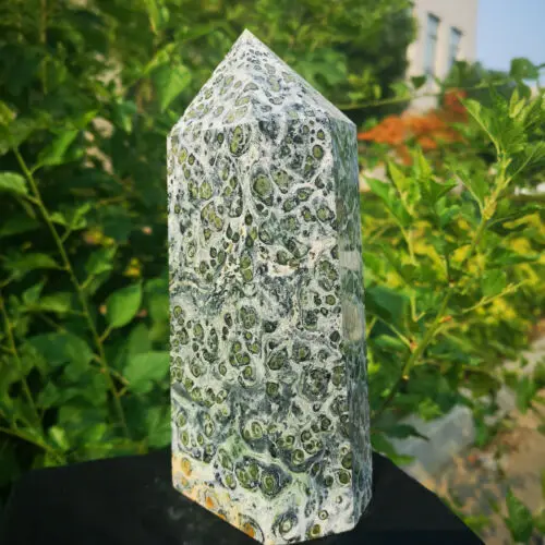 4LB натуральный Kambaba яшма кварцевый обелиск исцеляющая палочка башня точка