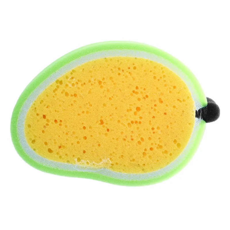 Топ!-Nieuwigheid verse fruit stijl verdikking spons горшок очиститель keuken anti-olie spons gum(Манго