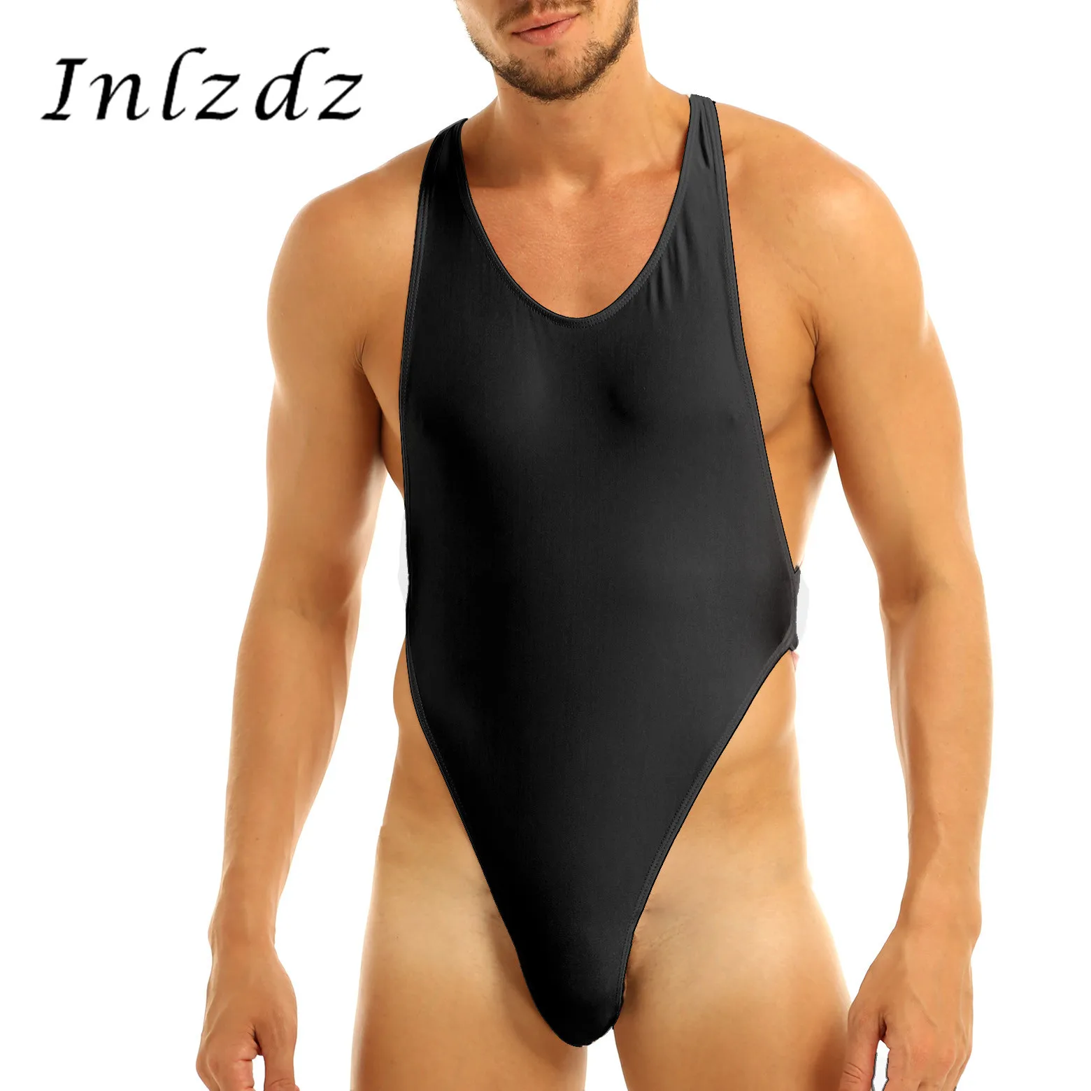 Для мужчин Сисси стринги боди Эротическое белье Костюм крест-накрест с низким