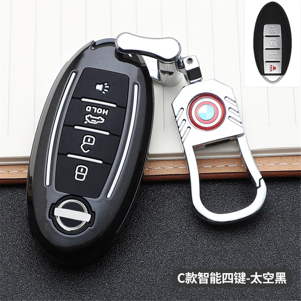 Cover Telecomando/chiave per nissan juke leaf micra k12 note patrol qashqai j10 j11 tiida versa x-trail xtrail x trail t32 Infiniti - Hd9fbd6f3f44f4a2ebec2915b42e9c42ab