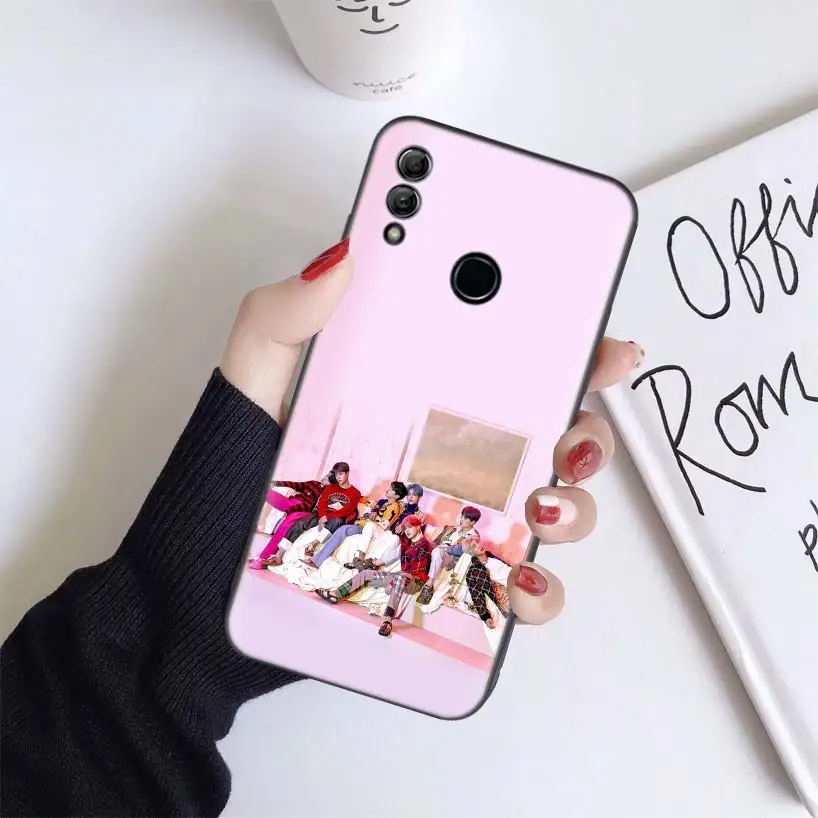 BS019-8 Jungkook Kpop Черный чехол для huawei Honor 9X 8X Y9 20 9s 10 Lite Play 8C 8A Pro V20 20i Y6 Y7 мягкий чехол для мобильного телефона - Цвет: BS019-8