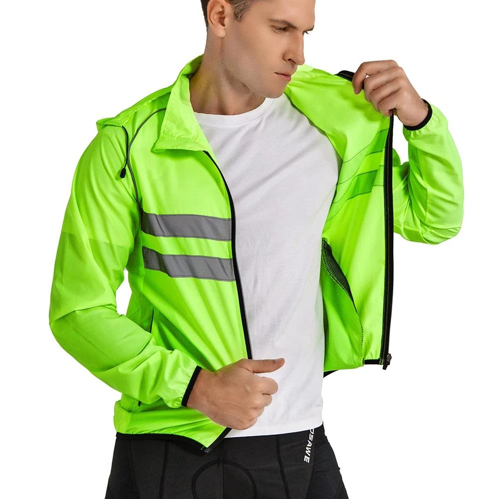 WOSAWE – veste de pluie de cyclisme haute visibilité, maillot multifonction  de route, vtt, vélo de montagne, coupe vent à séchage rapide | AliExpress