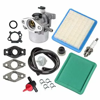 

799866 796707 Carburetor kit Quantum Engine Spark plug Shut off valve Gasket Clamp Replacement