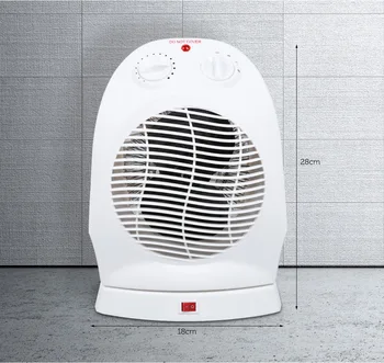 

Three stage heater for heating and cooling hot setting of portable space fan2Automatic overheat protection flame retardant shell