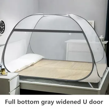 

12 Colors Yurt Mosquito Net For Student Single Bed 1m-1.5m Tent Insect Mesh Children Foldable Mosquito Netting Canopy Quality