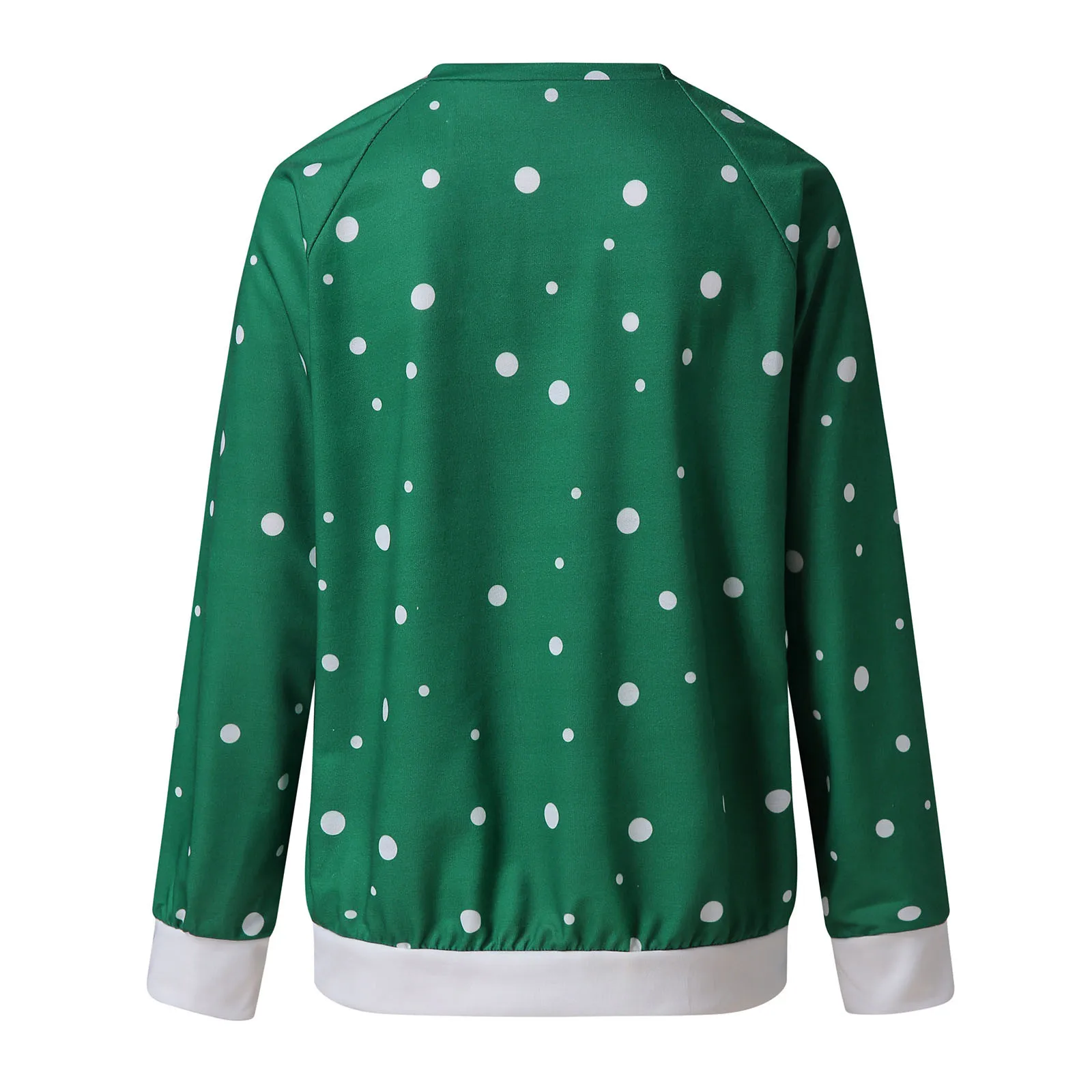 Women Print Long-sleeved Sweatshirt Casual Blouse Pullover Sudadera Mujer 2