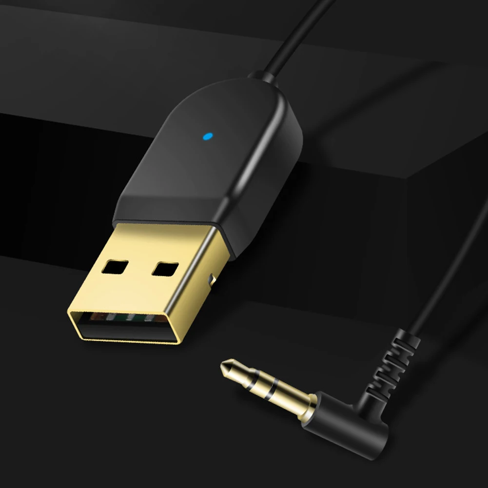 Автомобильные аксессуары ABS беспроводной USB Многофункциональный 3,5 мм Aux портативный адаптер Bluetooth аудио приемник музыкальный передатчик