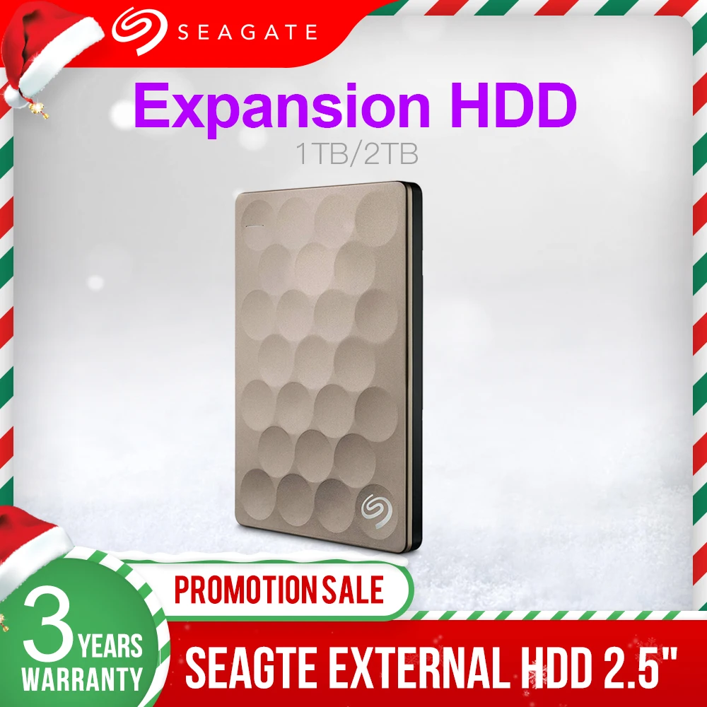 Seagate Backup Plus Ultra Slim 1 ТБ 2 портативный HDD внешний жесткий диск USB 3 0 Platinum 9 6 мм