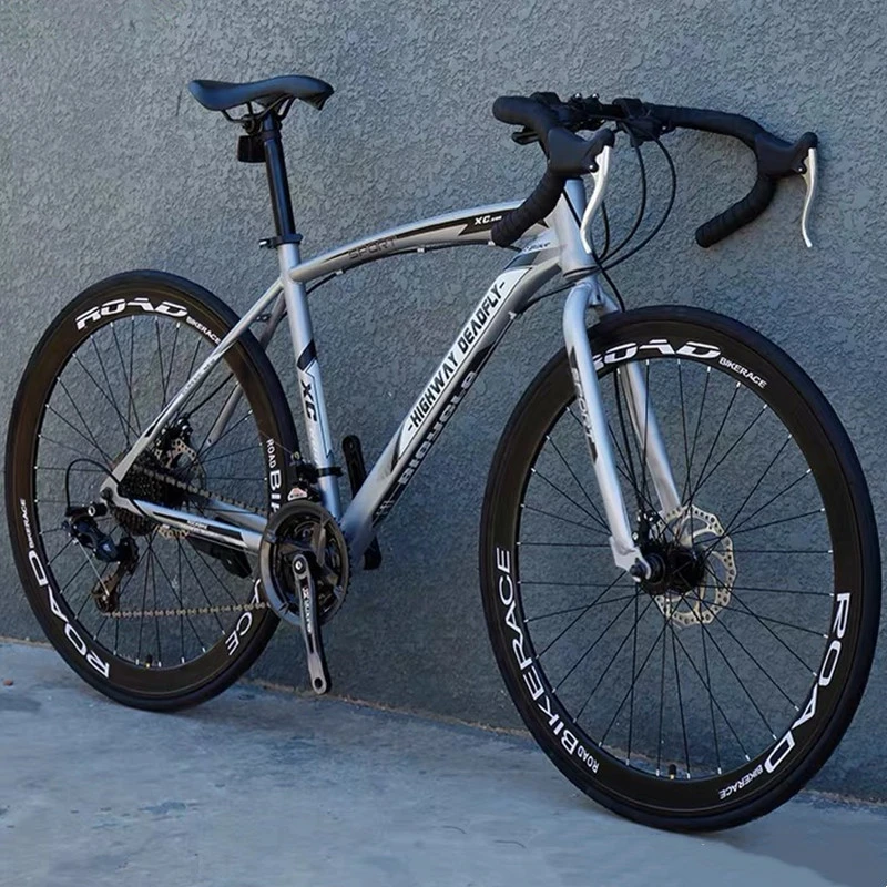 Bicicleta de de 26 pulgadas para hombre y mujer, bici con freno de disco doble de 24/27 para estudiantes y adultos, Bicicleta| -