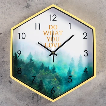 

Wall clock, series: Nature, "Ozette", hexagonal, 34x39 cm 4432474