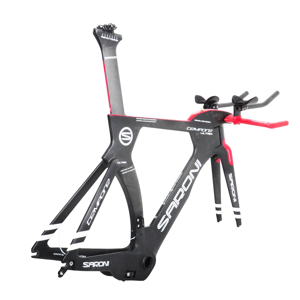 2021700X25CTireCarbonfibertimetrialframeredTTcyclefullbike